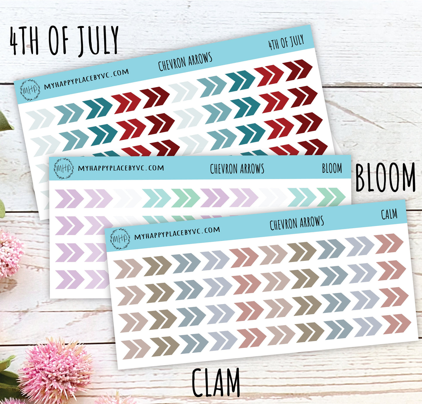 Chevron Arrow Sticker for College Planner and Bullet Journals. Planner Stickers for Teacher , Homeschool Planner, and School Planner || T304