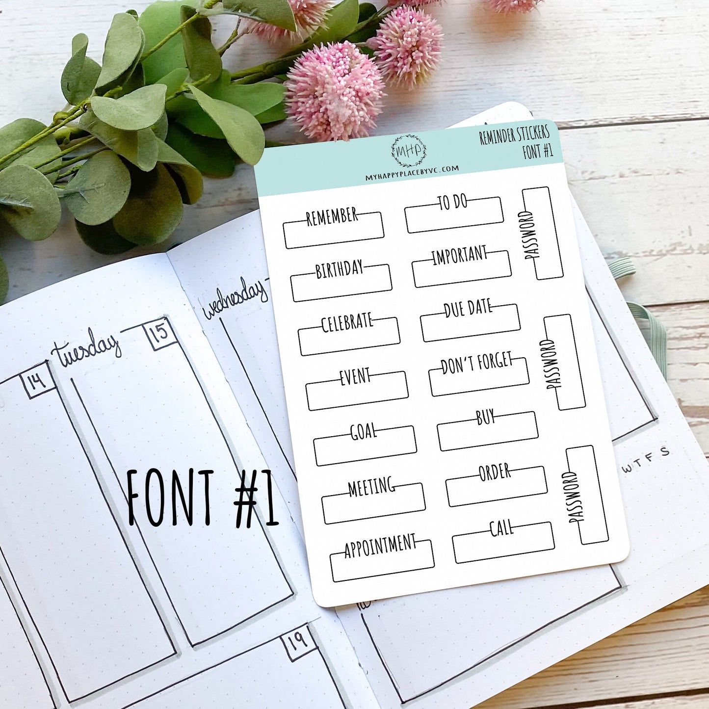 Reminder Stickers for College Planner and Bullet Journals. Stickers for Teachers, Students , and School Planner. Homeschool Planner || H517