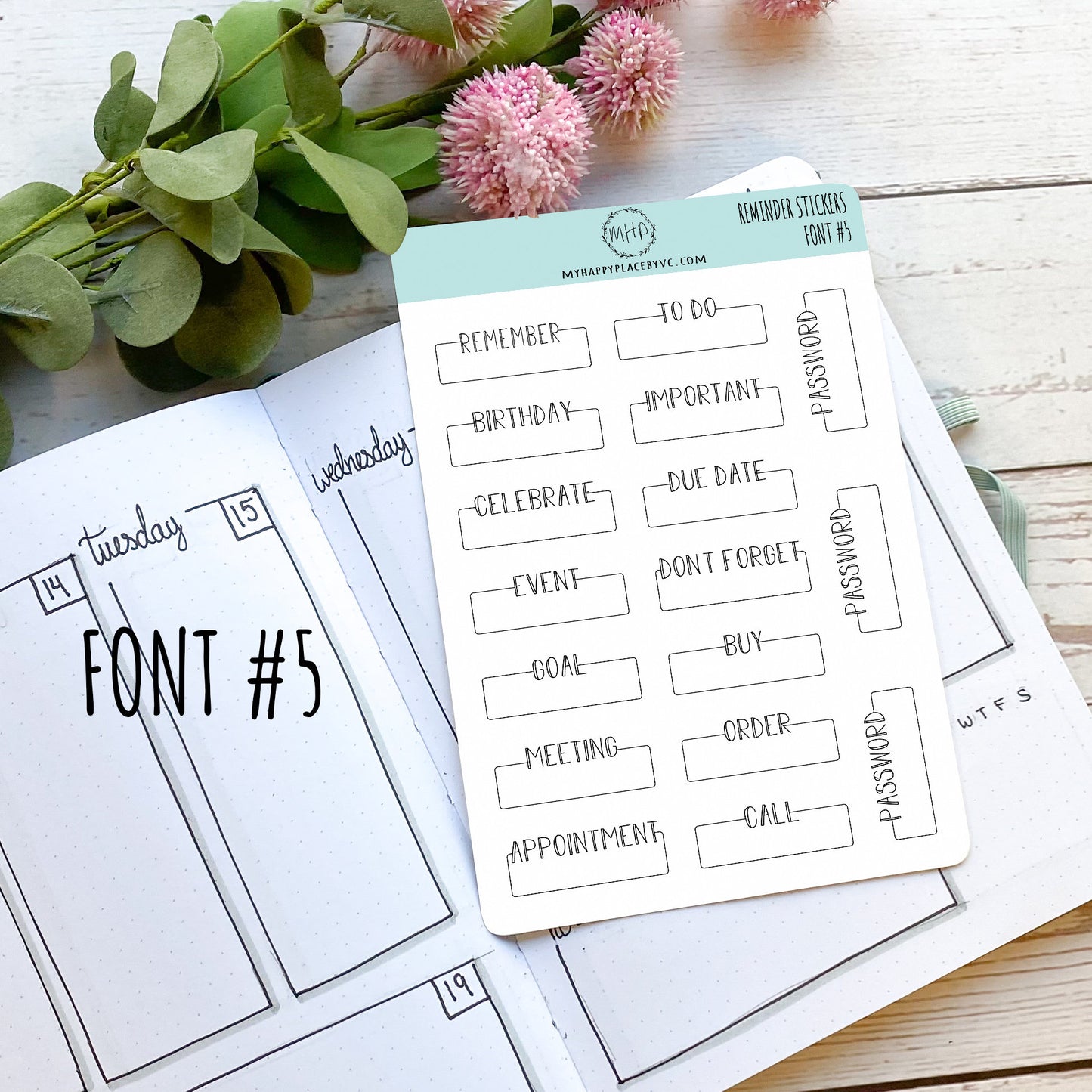 Reminder Stickers for College Planner and Bullet Journals. Stickers for Teachers, Students , and School Planner. Homeschool Planner || H517