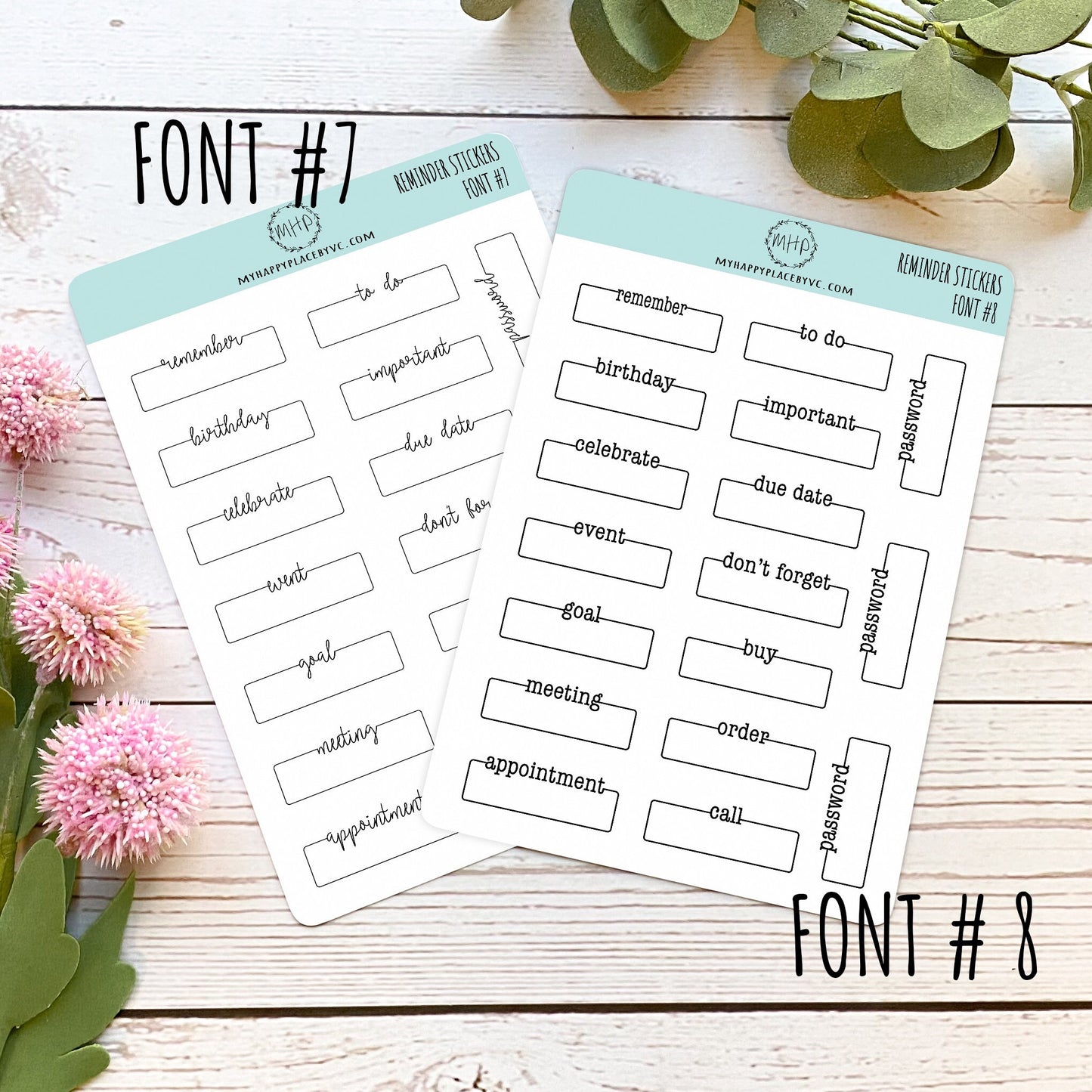 Reminder Stickers for College Planner and Bullet Journals. Stickers for Teachers, Students , and School Planner. Homeschool Planner || H517
