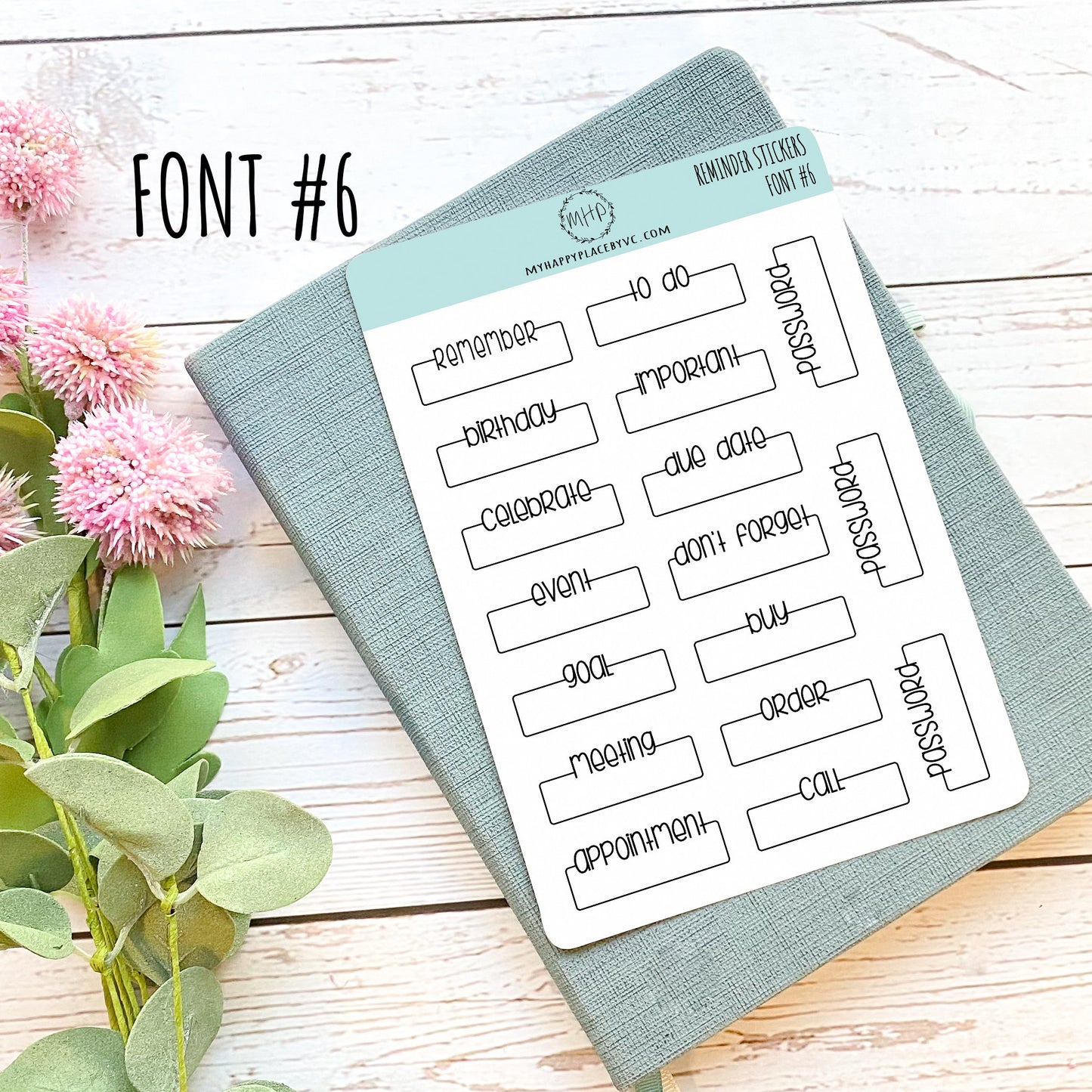 Reminder Stickers for College Planner and Bullet Journals. Stickers for Teachers, Students , and School Planner. Homeschool Planner || H517
