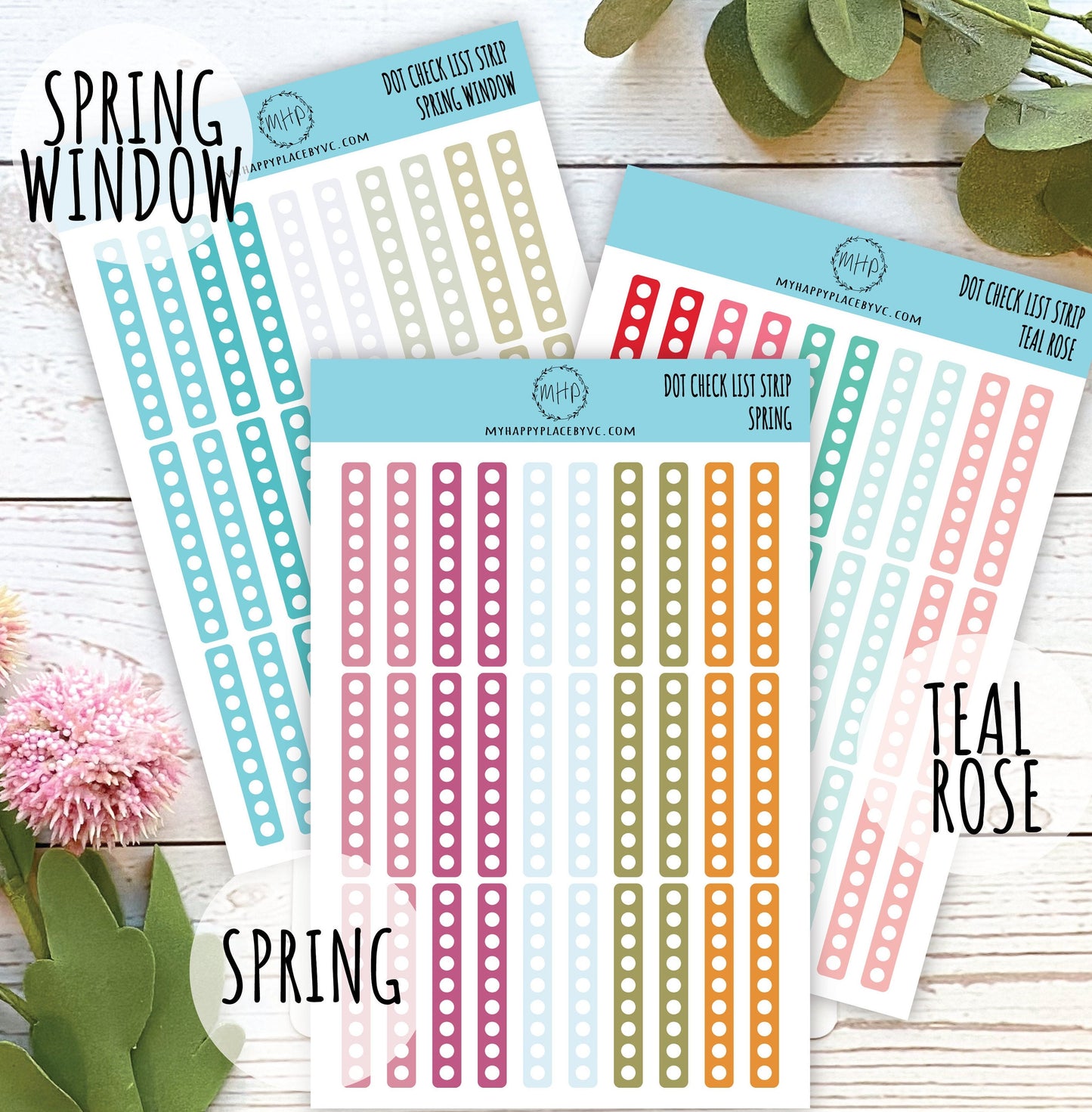 Dot Check List for Planners. Stickers for College Planner, Student Planner, Bullet Journals or Homeschool Planner, Academic Planner|| H505