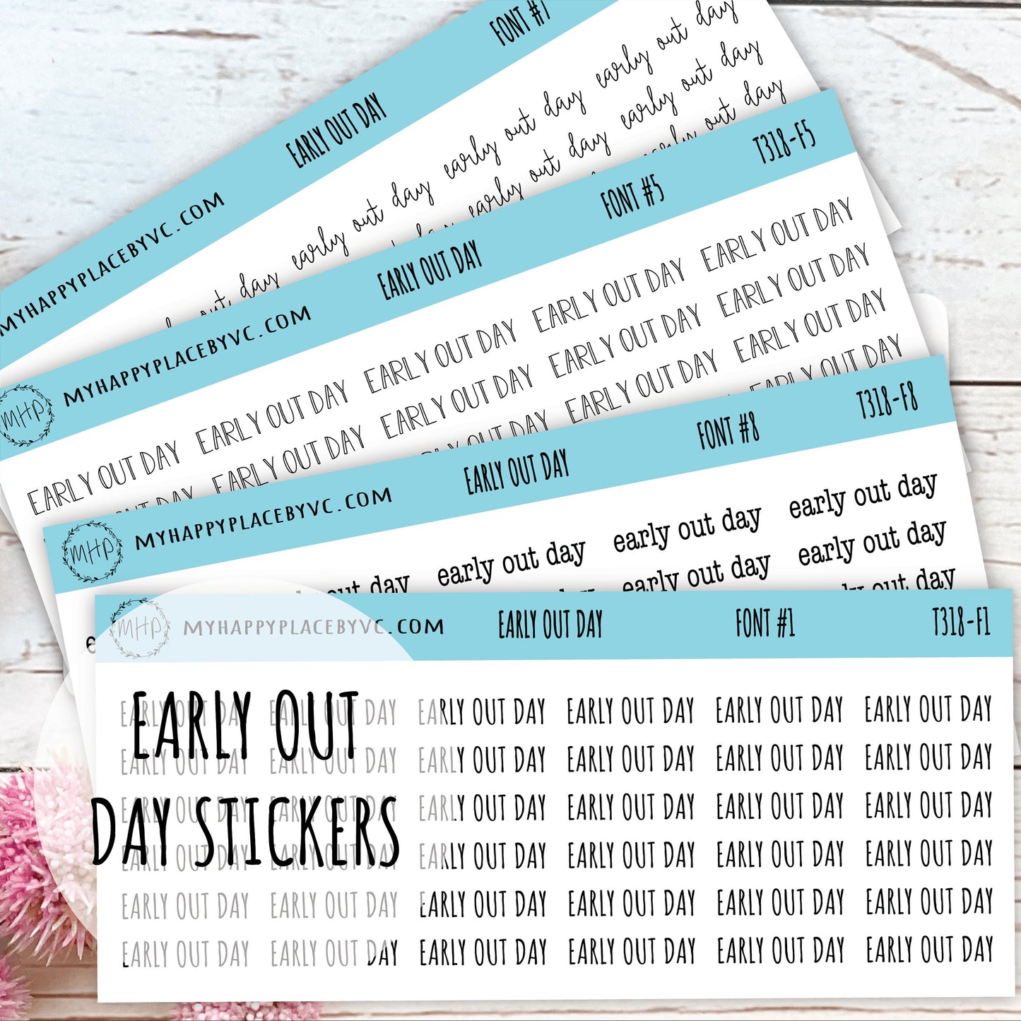 EARLY OUT DAY Stickers for Calendars, Teacher Planner, and Bullet Journals. Stickers for College Planner and Trackers || T318