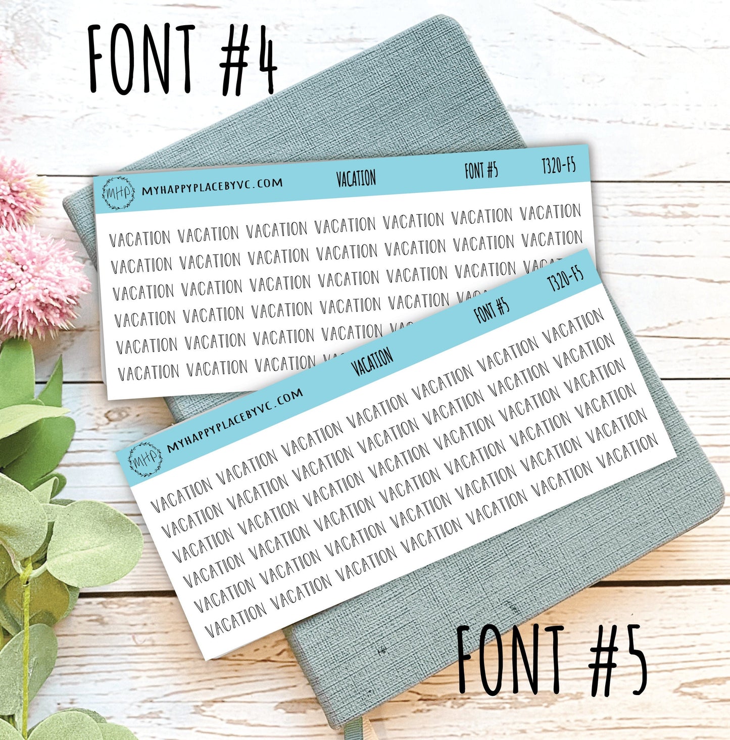 VACATION Stickers for Calendars, Teacher Planner, and Bullet Journals. Stickers for College Planner and Trackers || T320
