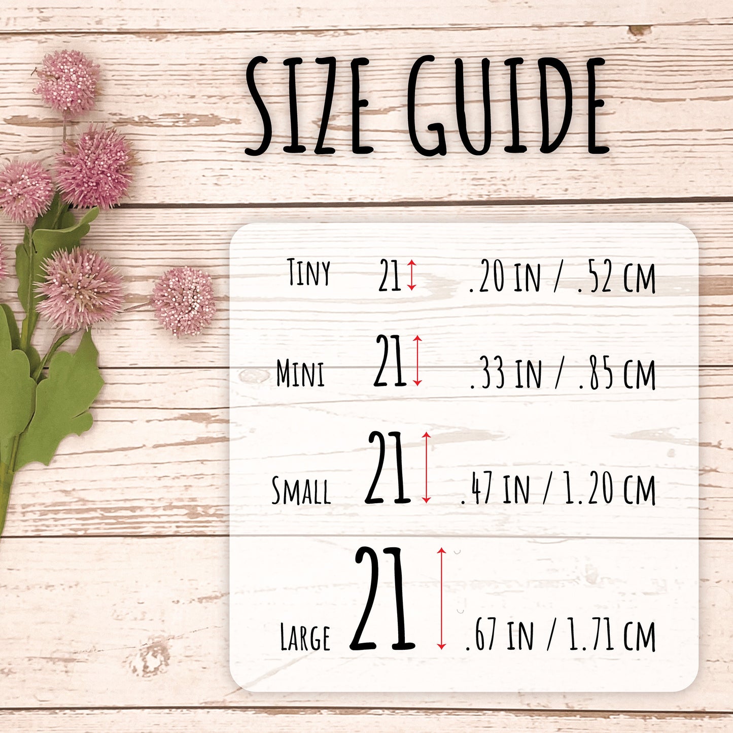 Sticker Set of X-Large Date Number Stickers for Planners, Organizers and Bullet Journals || S07