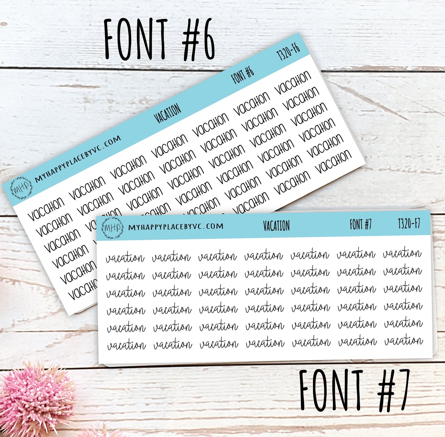VACATION Stickers for Calendars, Teacher Planner, and Bullet Journals. Stickers for College Planner and Trackers || T320