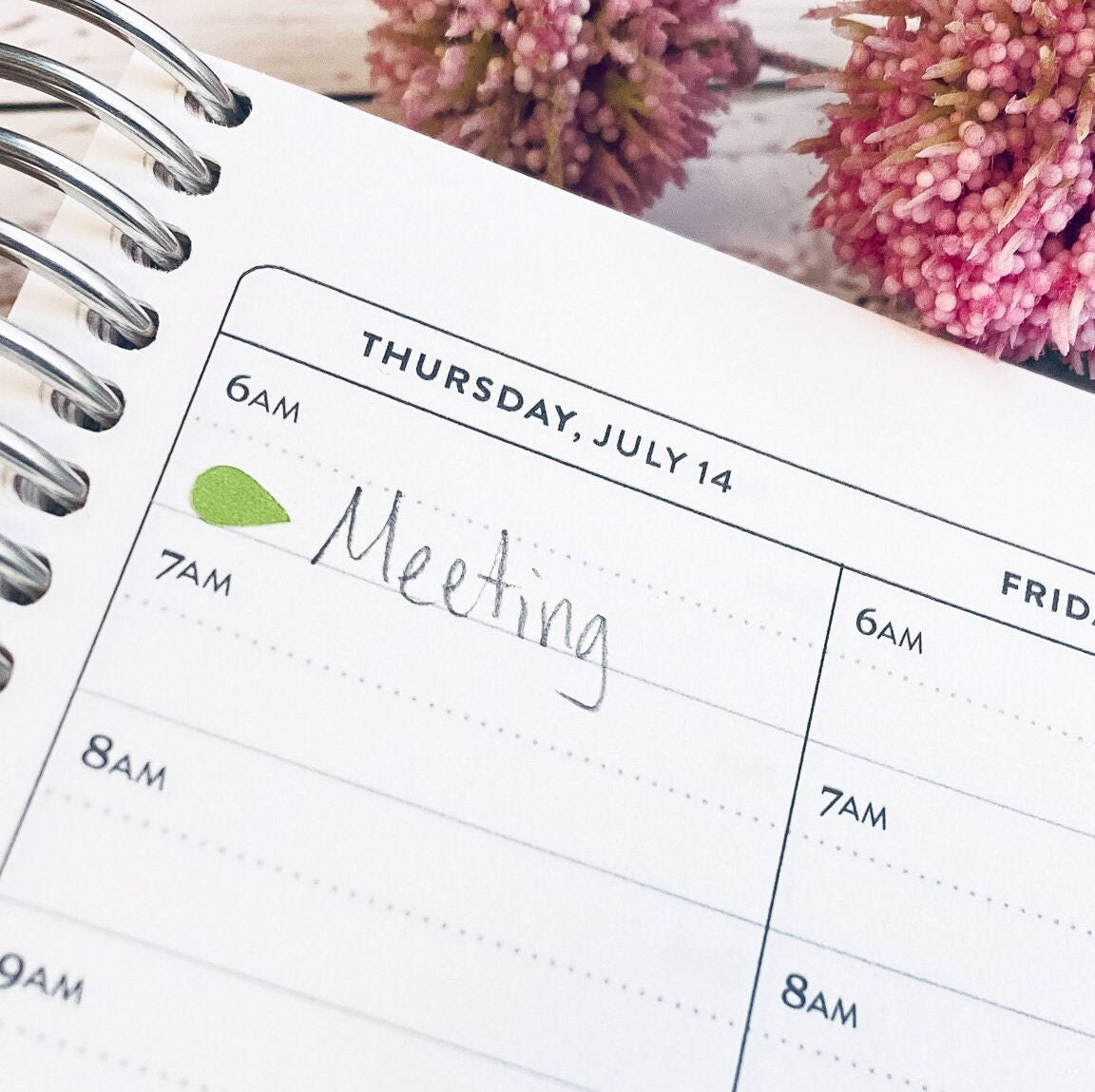 Petite Drop Stickers for Bullet Journals and Planners, Bullet Pointe Stickers || P008