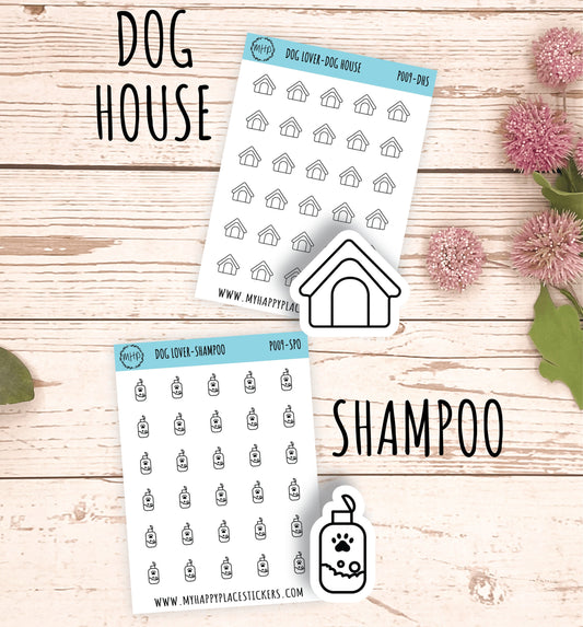 Petite Icons - DOG LOVER Deco Stickers for Planner and Bullet Journals || P002