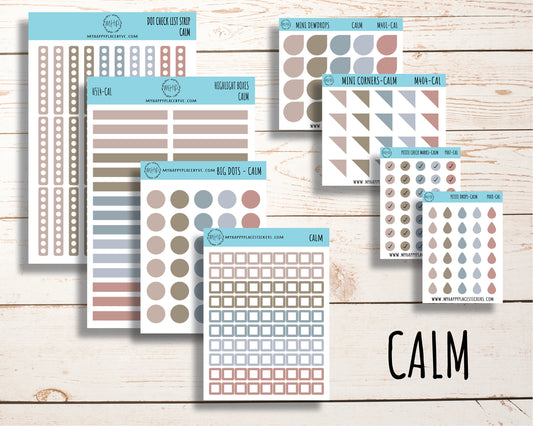 Functional Planner Sticker Bundle || B02