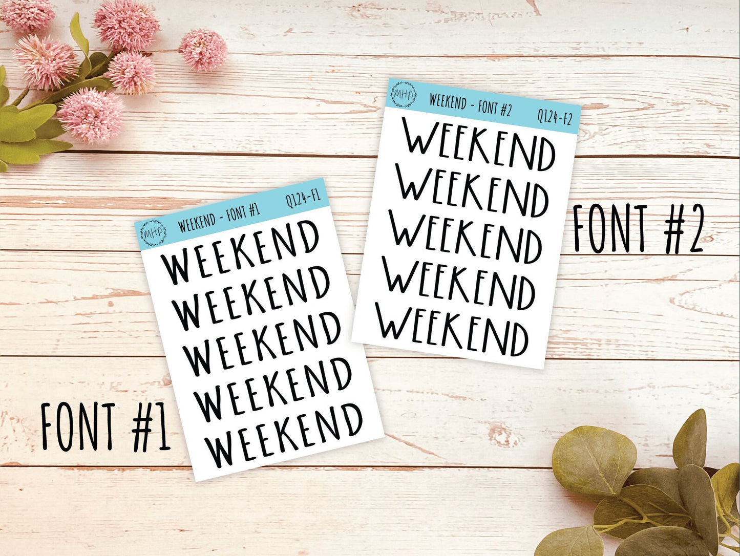 WEEKEND Stickers || Q124