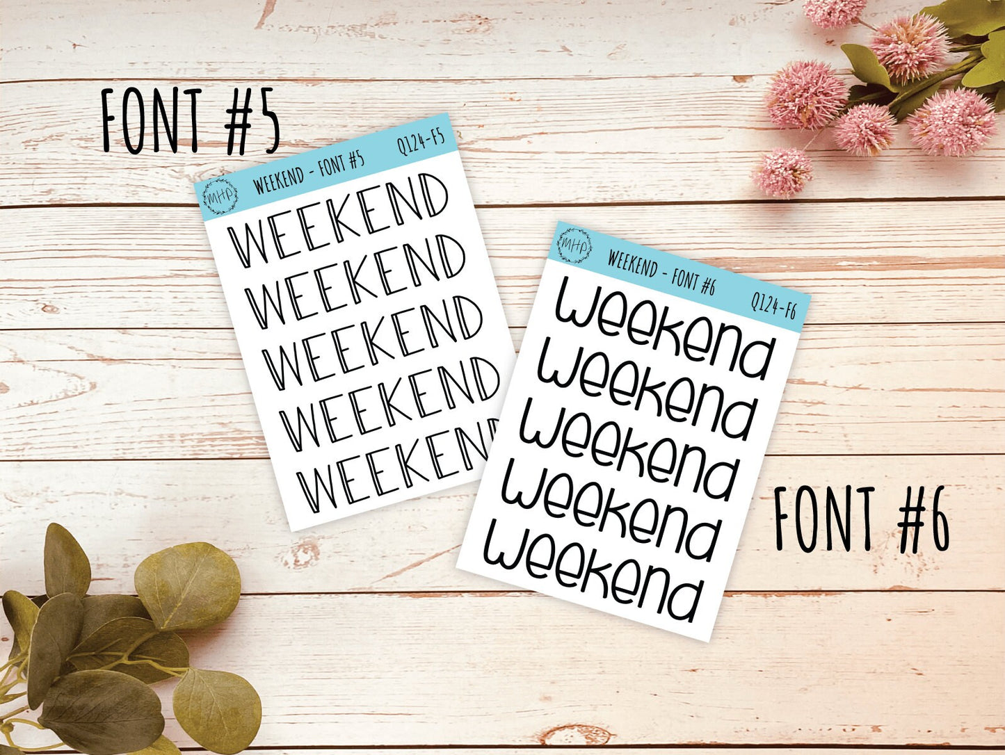 WEEKEND Stickers || Q124