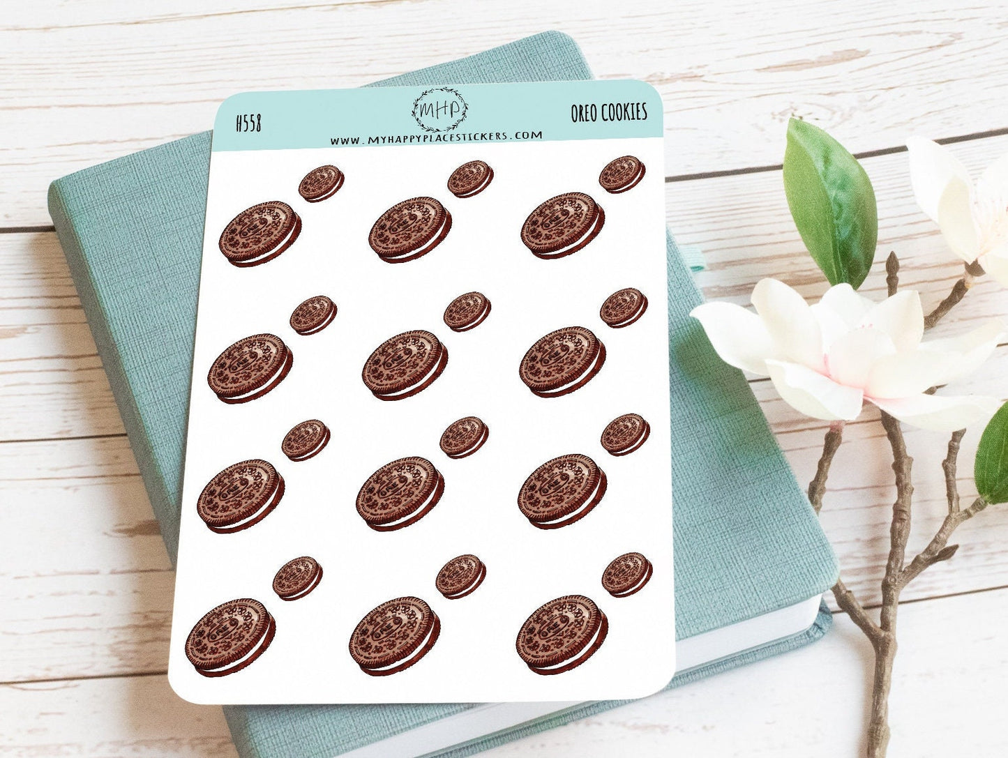 Cookie Sticker Sheet for Bullet Journal, College Planner, and Scrapbooking || H558