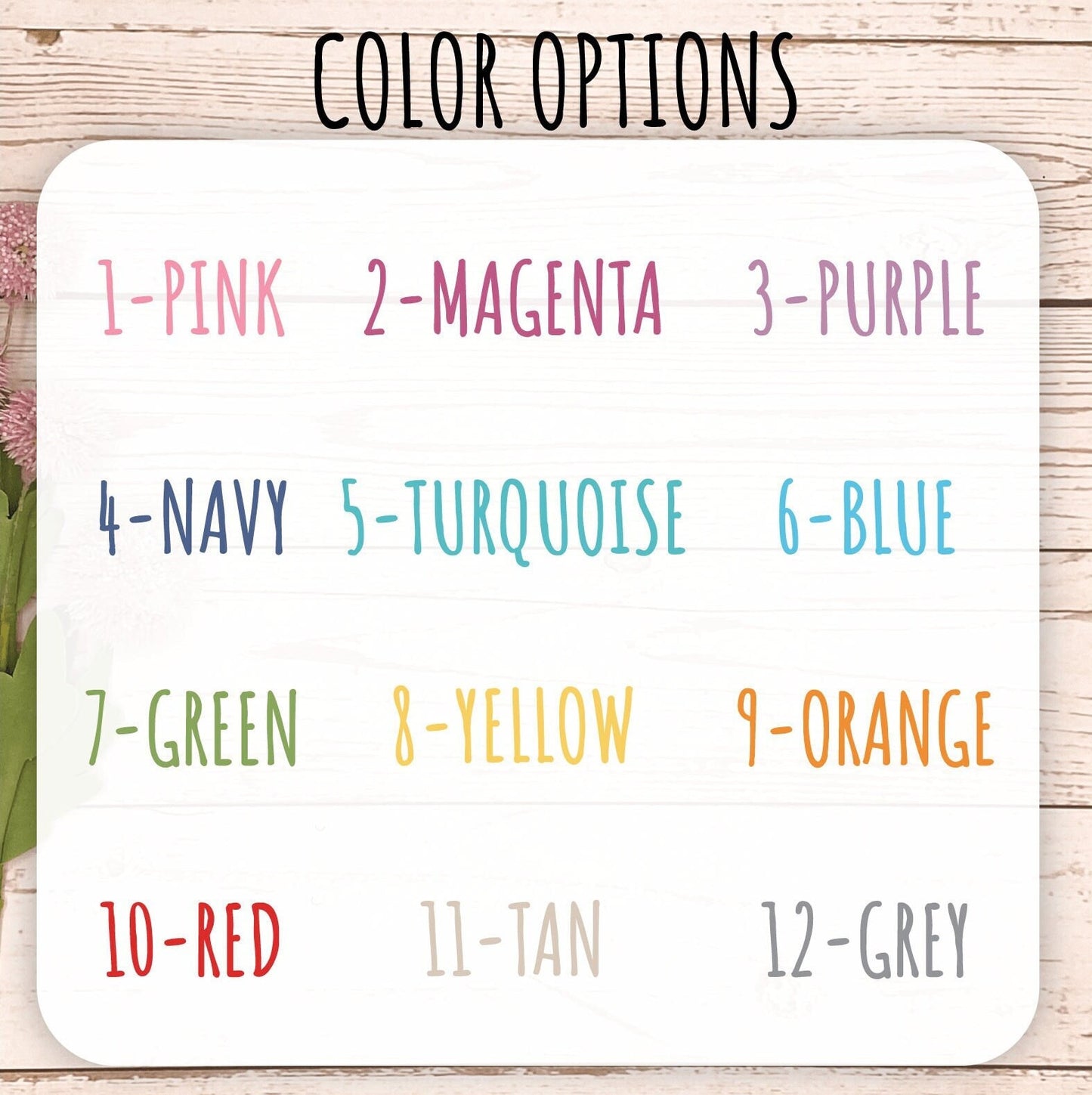 COLOR CHANGE Add-On (Not Applicable to Sale Items!) - One color per sheet || CCHG