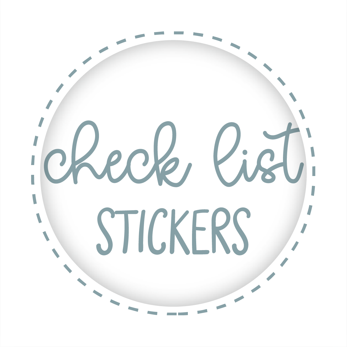 Check List Stickers