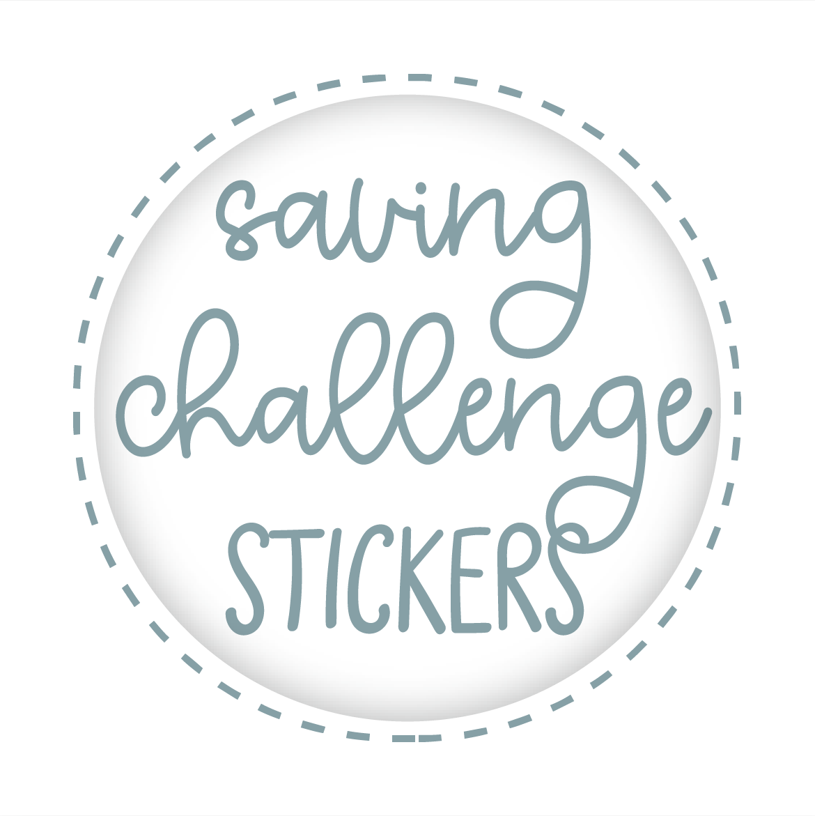 Saving Challenge Stickers