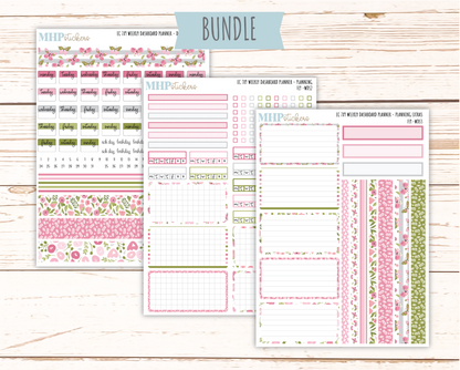 FEBRUARY  Weekly Dashboard Kit for 7x9 Erin Condren Planners. 2026 Collection "Fly"  || ECWDS (Copy)