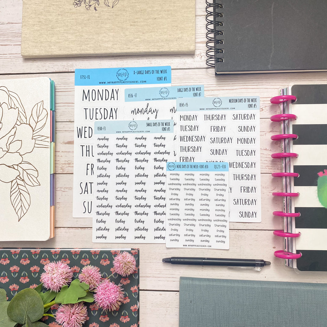My Happy Place Stickers - Stickers for the way you plan
