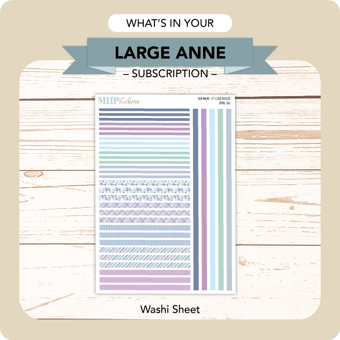 Subscription for the Large Anne Pack