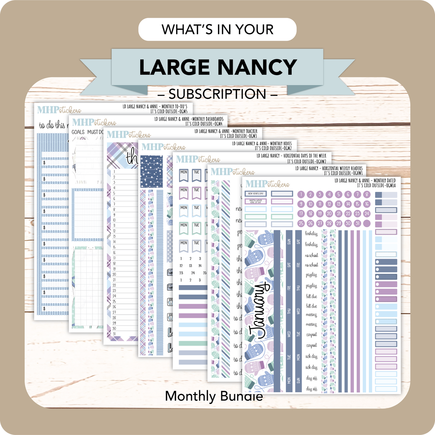 Subscription for the Large Nancy Pack