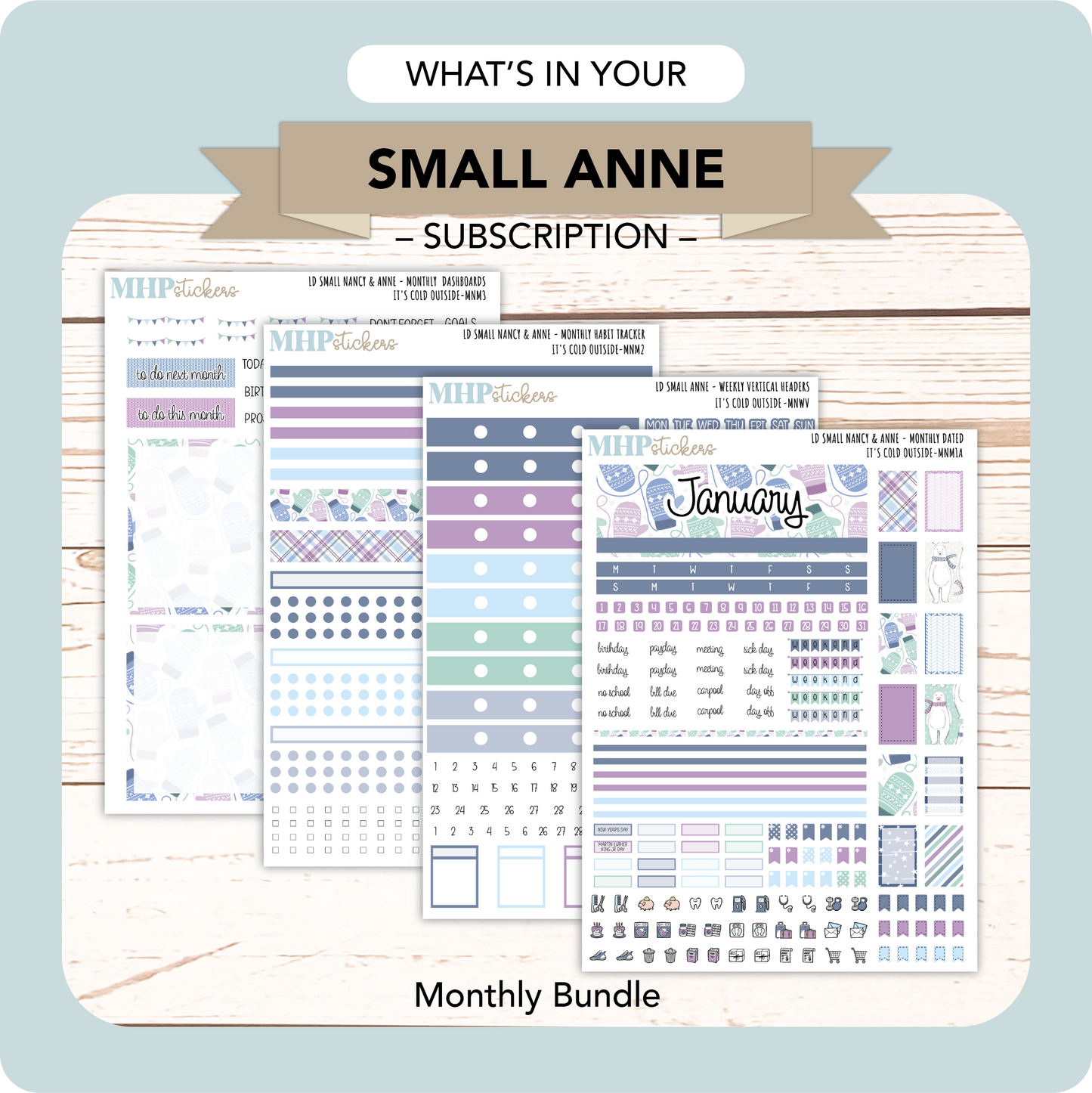 Subscription for the Small Anne Pack