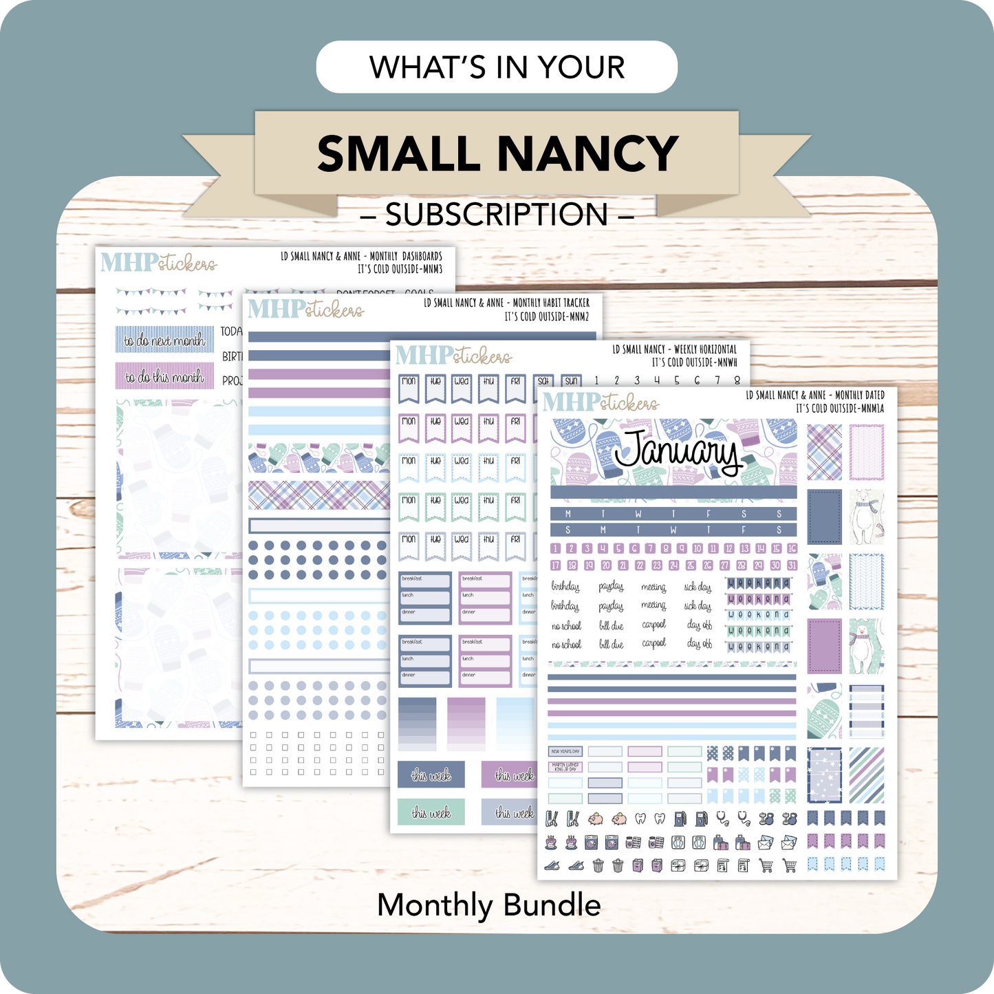 Subscription for the Small Nancy Pack