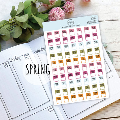Daily Planner Stickers || H507