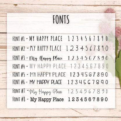 X-Large Days of the Week Stickers for Planners. 8 FONTS SET || S13