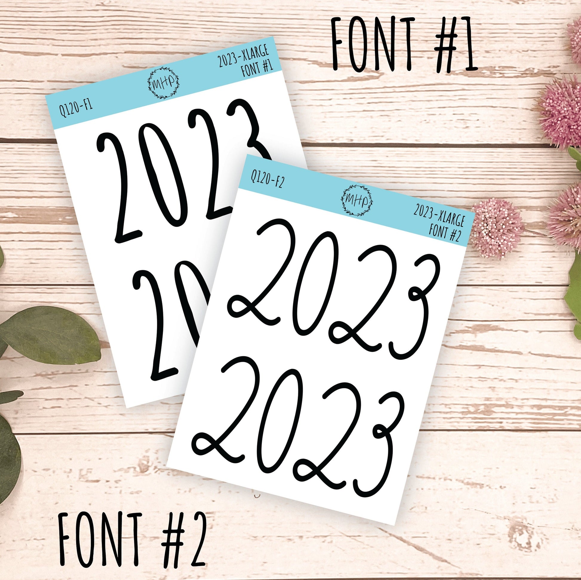 X-Large 2023 Year Stickers || Q120