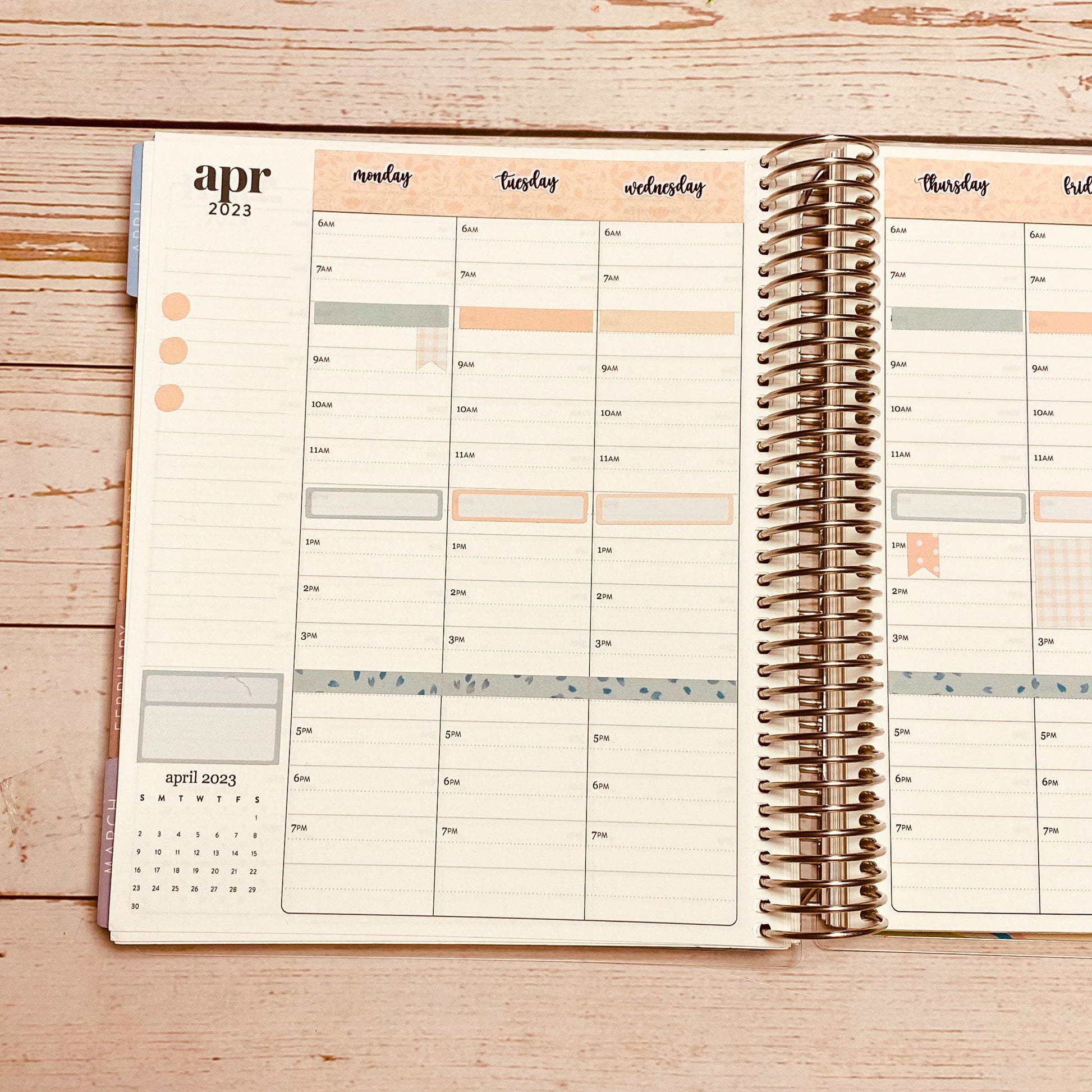 Erin Condren 7x9 Weekly Planning Kit. JULY "Cherry Field" Planner Stickers || CF-W