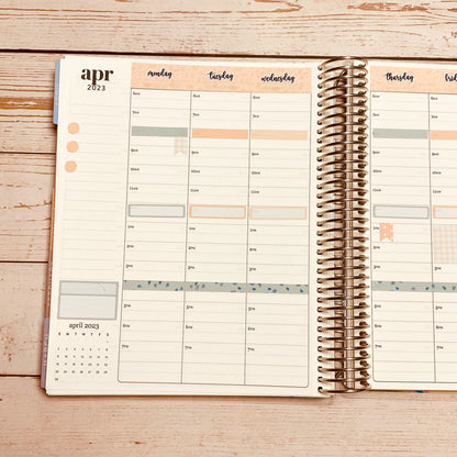 Erin Condren 7x9 Weekly Planning Kit. JULY "Cherry Field" Planner Stickers || CF-W