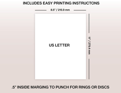 Weekly Hourly Planner. 2023 -2024 Planner. US Letter Printable Planner. Fully Dated and Undated Planner
