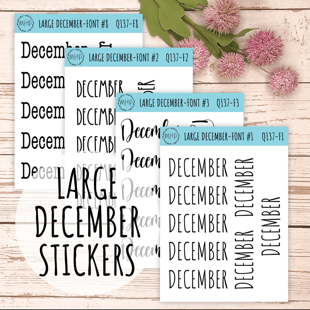 Months – My Happy Place Stickers