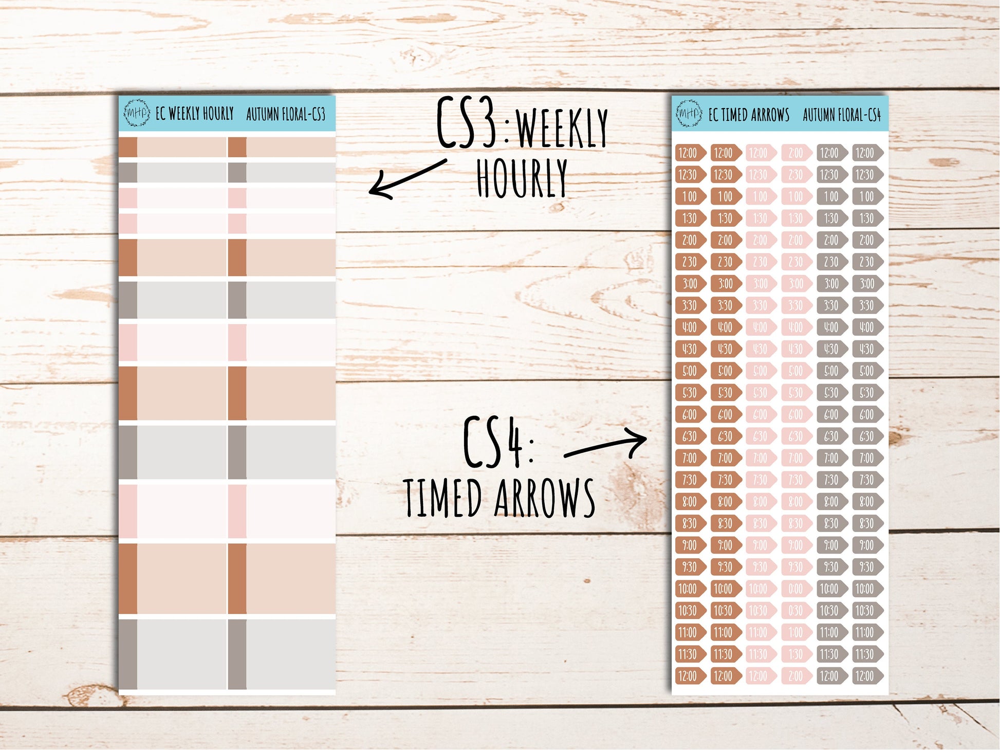 Erin Condren 7x9 Coordinating Planner Sticker Sheets.OCTOBER "Autumn Fall". Add-On Sticker Sheets || AF-CS