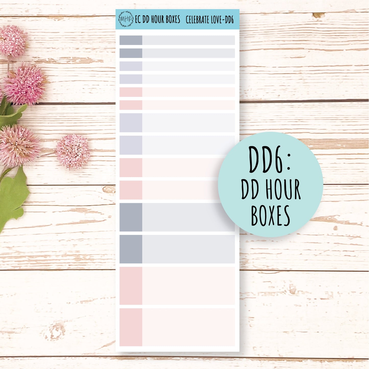 Daily Duo Stickers for 7x9 Planners. FEBRUARY - Valentine's Day. "Celebrate Love" || CL-DD