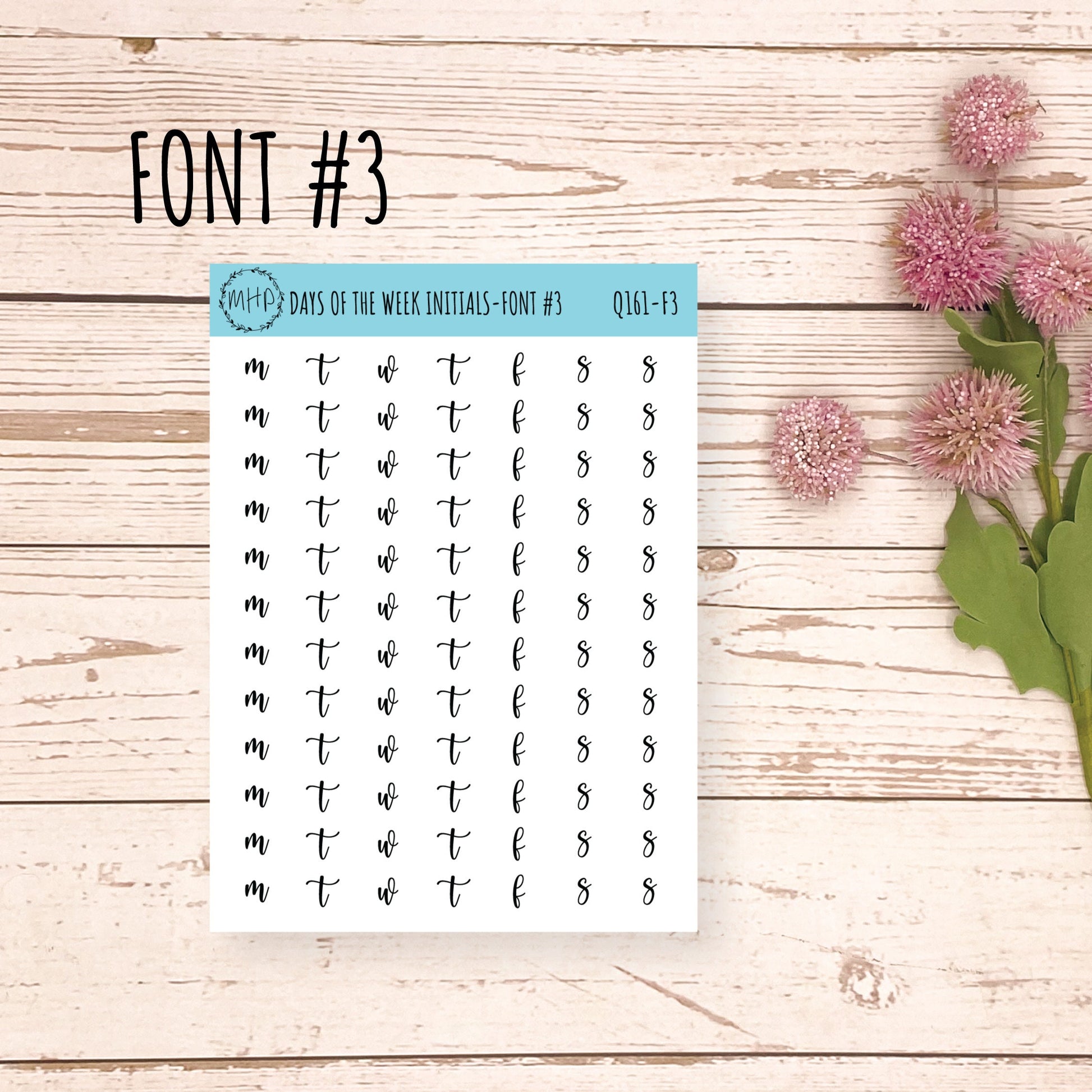 Small Date Number Stickers for Planners, Organizers and Bullet Journals. Undated Planners. || Q114