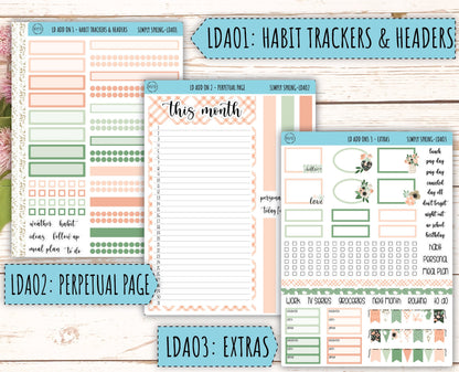 Monthly Plan Kit for Laurel Denise UNDATED Planners "Simply Spring" || MPSS