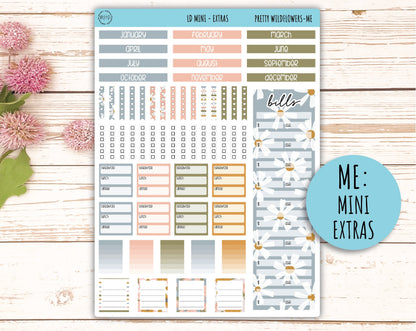 Sticker for MINI Laurel Denise Planners MAY "Pretty Wildflowers" || MPW