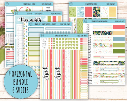 Monthly Plan Kit for Laurel Denise UNDATED Planners "Fresh Start" || MPFS