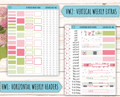 Monthly Plan Kit for Laurel Denise UNDATED Planners "Sent With Love" || MPSWL