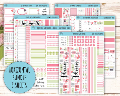 Monthly Plan Kit for Laurel Denise UNDATED Planners "Sent With Love" || MPSWL