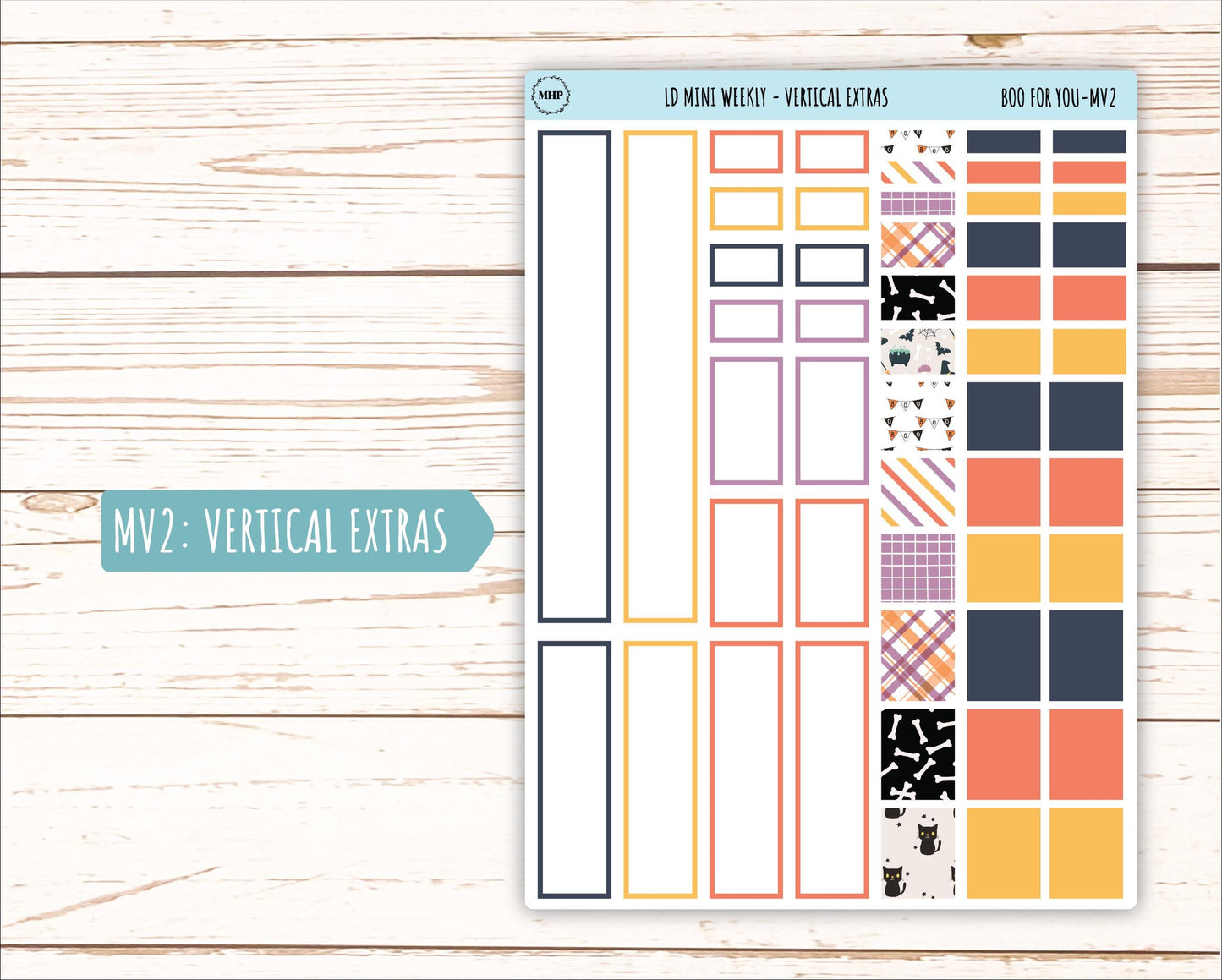 October Stickers for MINI Laurel Denise Planners "Boo to Your" || MBY