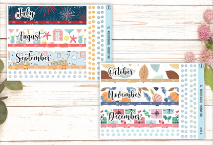 Monthly Headers Set for Laurel Denise ORIGINAL|| LD400 & LD401