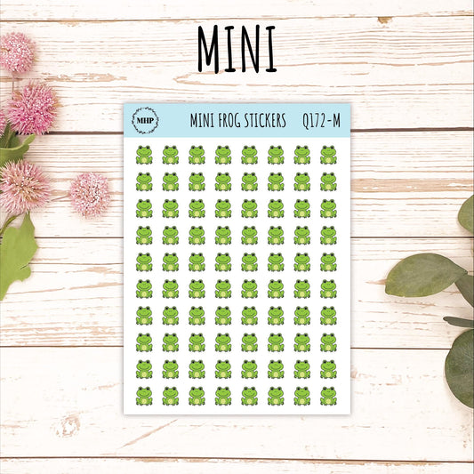 Frog Stickers. Eat the Frog. Planner Stickers || Q172