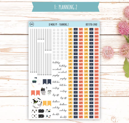 OCTOBER Stickers for LD Mini Project Planner "Boo to You" || LD408BY