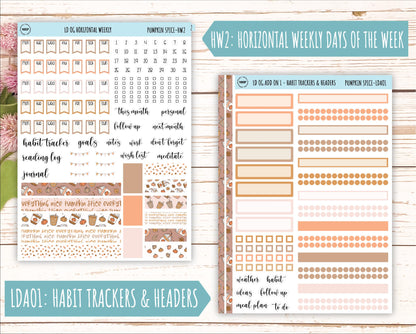NOVEMBER Stickers for OG Laurel Denise Planners. "Pumpkin Spice" || OGPS