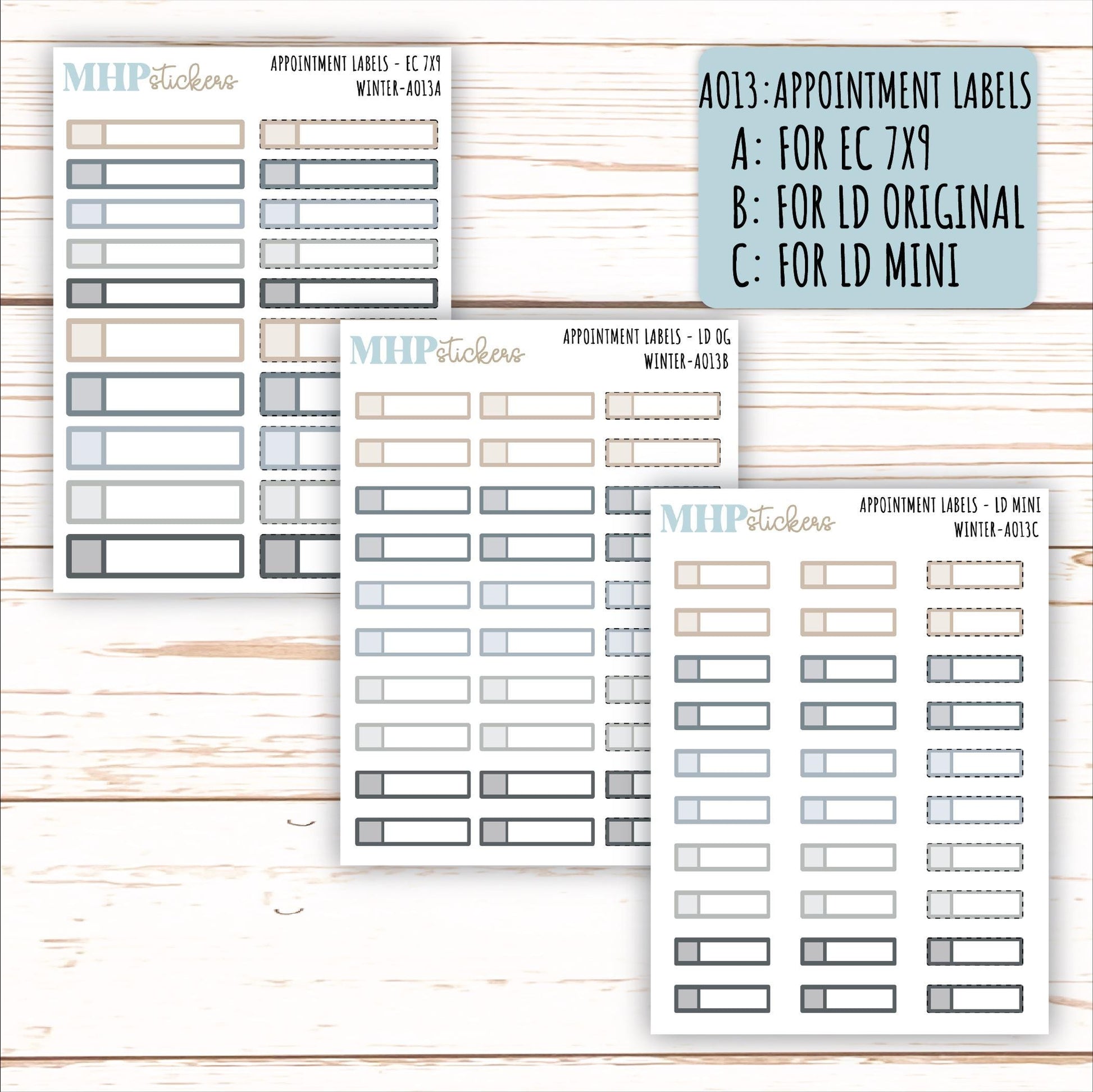 ADD-On's for Monthly Kits "Winter" || AOW