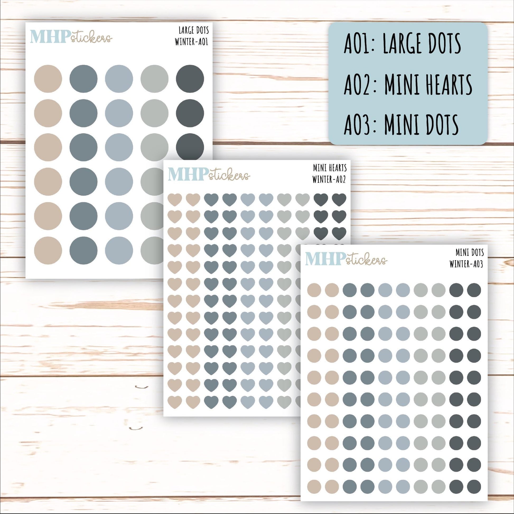 ADD-On's for Monthly Kits "Winter" || AOW