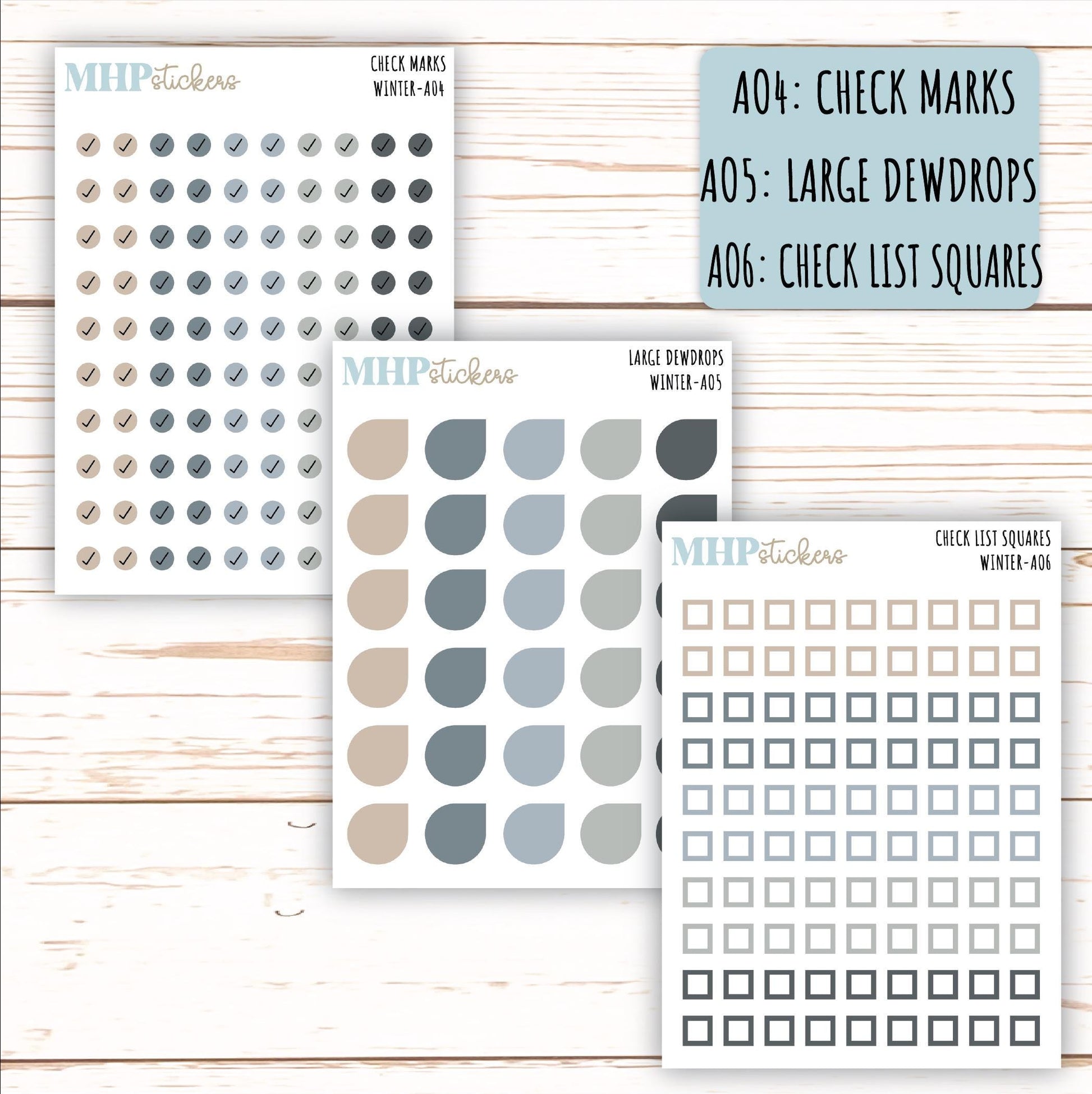 ADD-On's for Monthly Kits "Winter" || AOW
