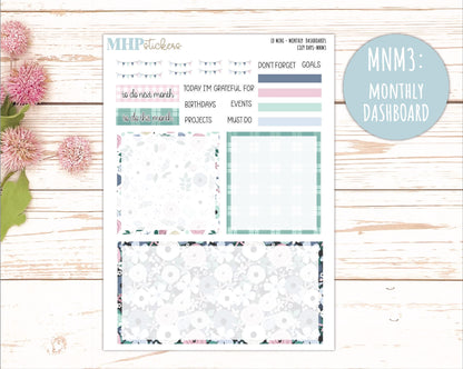 JANUARY 2025 Stickers for MINI Laurel Denise Planners "Cozy Days" || MNCD