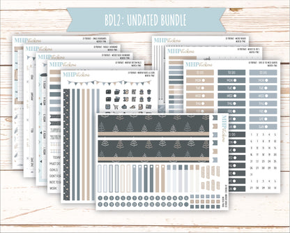 JANUARY 2025 Stickers for Laurel Denise Portrait Planners. "Winter" || PTW